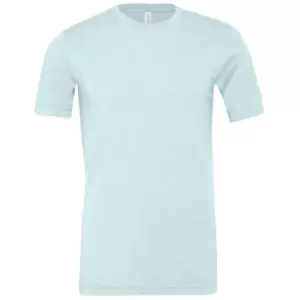 Image of Bella + Canvas Adults Unisex Heather CVC T-Shirt (M) (Prism Ice Blue Heather)