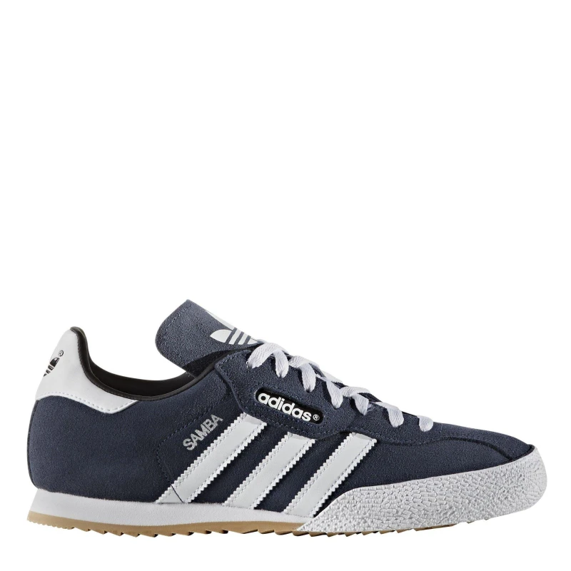Image of adidas Originals Samba Suede Trainers Mens Low Trainers 6 (39.3) Blue 26315122260