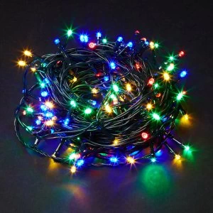Image of Robert Dyas 80 Multi-Coloured LED Berry Indoor and Outdoor Lights With Timer Function - Mains Powered