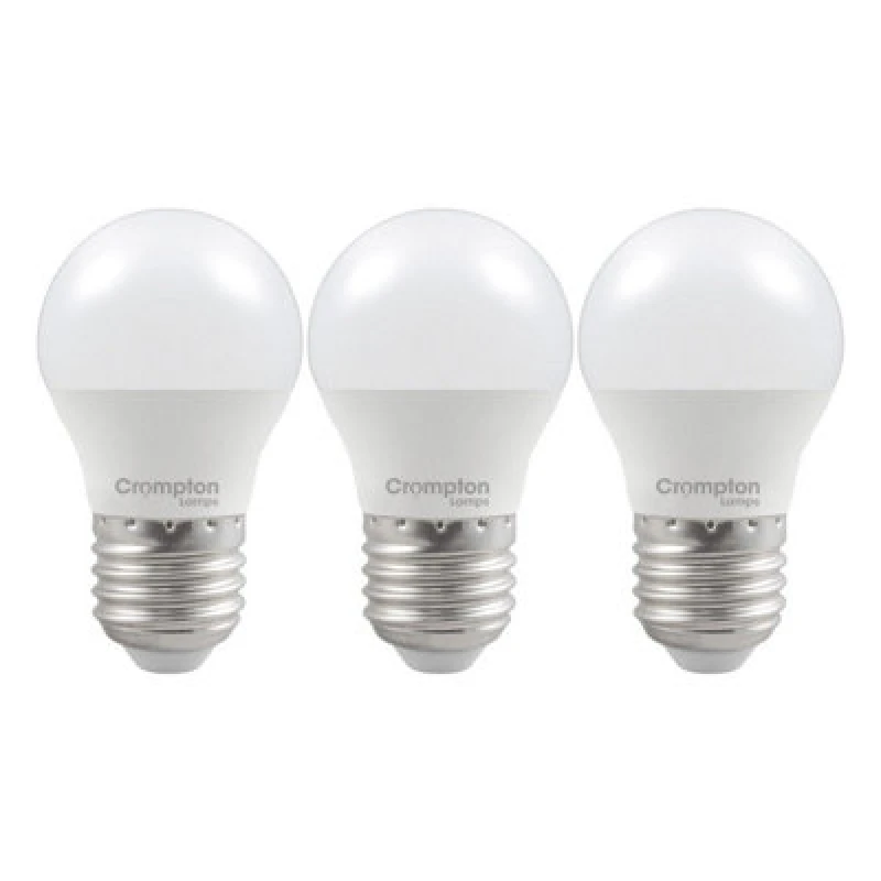 Image of Crompton Lamps LED Golfball 2.2W E27 Warm White Opal (25W Eqv)