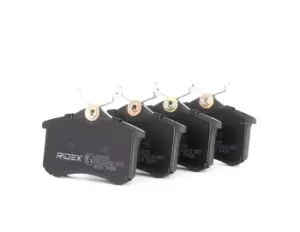 Image of RIDEX Brake pad set VW,AUDI,RENAULT 402B0024 1H0698451F,8E0698451B,8E0698451D 8E0698451E,8E0698451F,8E0698451L,1623063180,10087961,1623063180,425056