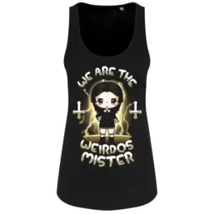 image of Mio Moon Womens/Ladies We Are The Weirdos Mister Chibi Vest Top (L) (Black)