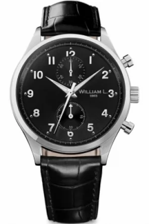 image of Mens William L 1985 Small Chrono Chronograph Watch WLAC02NRCN