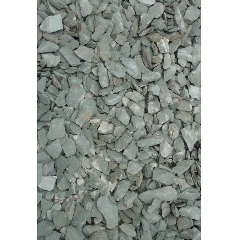 Image of Buttercup Farm 40mm Landscaping Green Slate Decorative Aggregate Bulk Bag - 850Kg Green Unisex