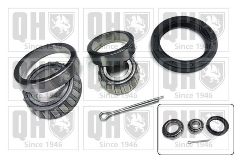 Image of QUINTON HAZELL Wheel bearing kit QUINTON HAZELL QWB414