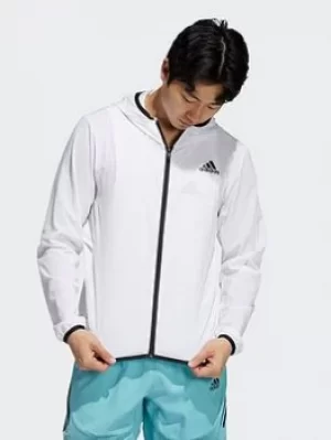 Image of adidas Heat.rdy Warrior Light Woven Jacket, Black, Size L, Men