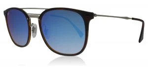 Image of Ray-Ban RB4286 Sunglasses Shiny Red Havana 6257B7 55mm