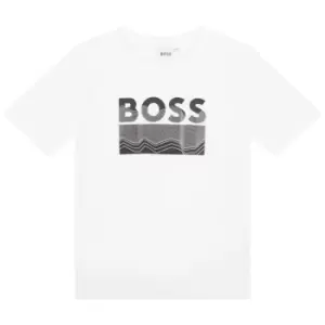 Image of Boss Logo T-Shirt Juniors - White