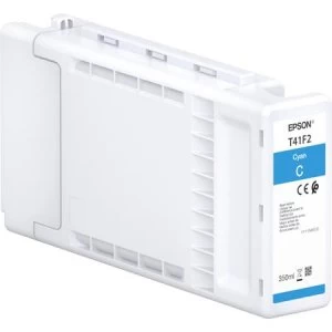 Image of Epson T41F2 Cyan Ink Cartridge