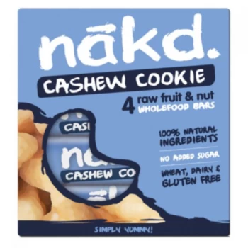 image of Nakd Cashew Cookie Bar - Multipack - (35gx4)