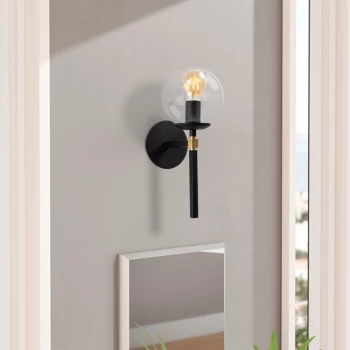 Image of Gondol - 3042 Black Wall Lamp