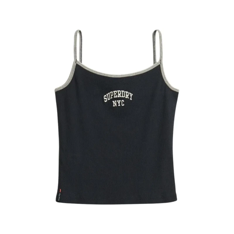 Image of Superdry Womens tank top Superdry Athletic Essential Bleu Female L