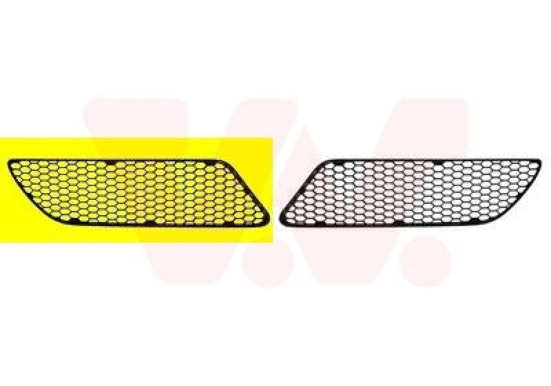 Image of VAN WEZEL Bumper grill VAN WEZEL 0148592