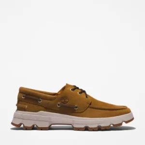 Image of Timberland Greenstride Tbl Originals Ek+ Moc-toe Boat Shoe For Men In Yellow, Size 10