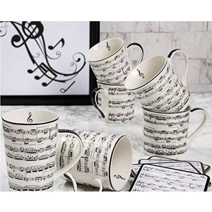 Image of Making Music Mugs Set 4 By Lesser & Pavey