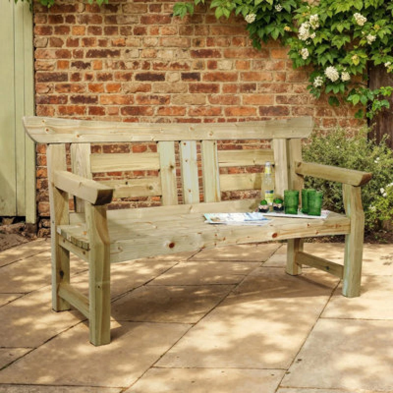 Image of Cherry Blossom Bench 3 Seater Zest Garden Bench