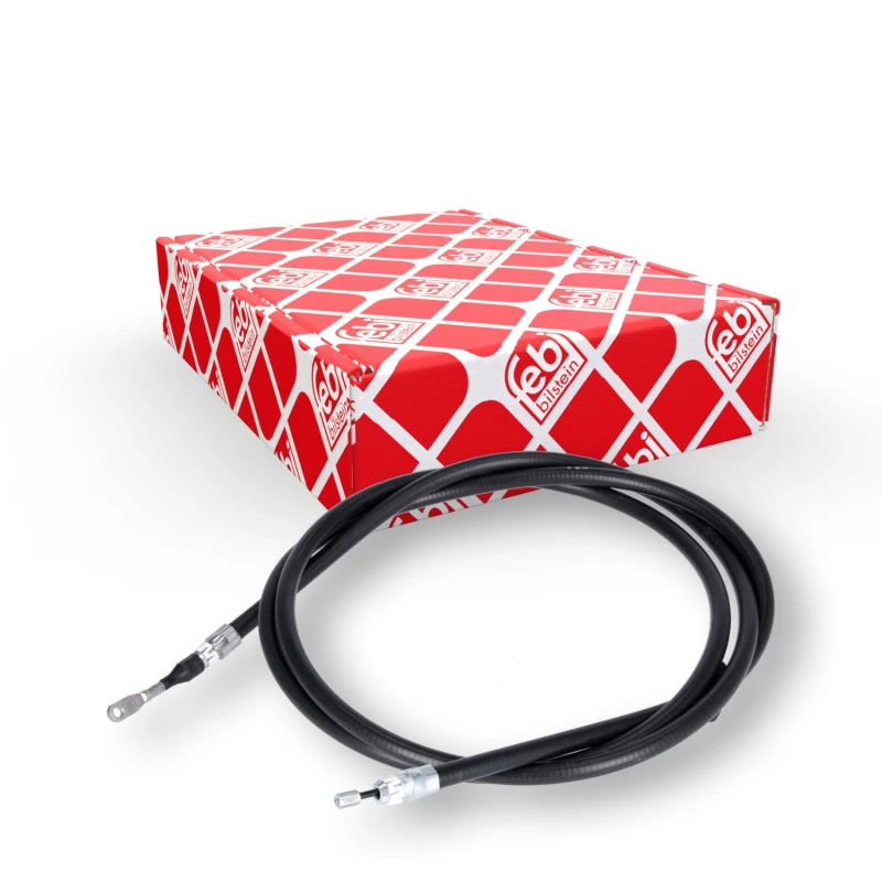 Image of FEBI BILSTEIN 18119 Brake Cable Front, for left-hand drive vehicles, 2310mm Cable,parking brake (124)