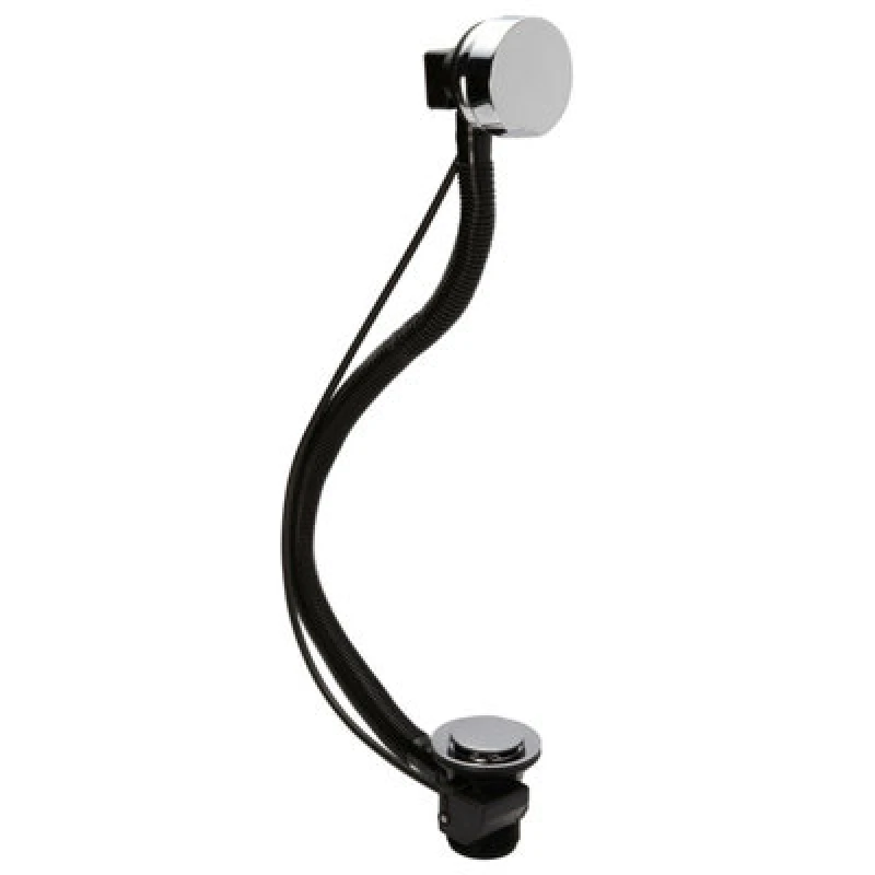 Image of Balterley Economy Pop Up Bath Waste & Overflow For Baths Up To 10mm Thick - Chrome
