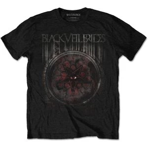 Image of Black Veil Brides - Rusted Unisex Large T-Shirt - Black