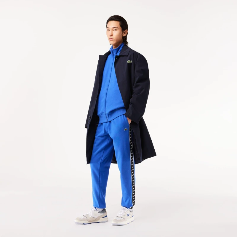 Image of Lacoste Logo Sweatpants - Blue Blue XS