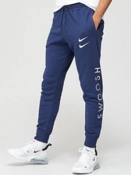 Image of Nike Swoosh Reflective Jogger - Navy/Silver