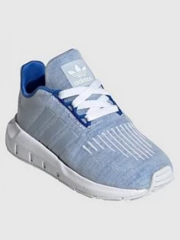 Image of Adidas Originals Infant Swift Run I Trainers - Blue