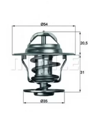 Image of Car TX-13-80D 70807733 by MAHLE Original