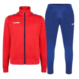 image of Hummel Academy Poly Tracksuit Mens - Red