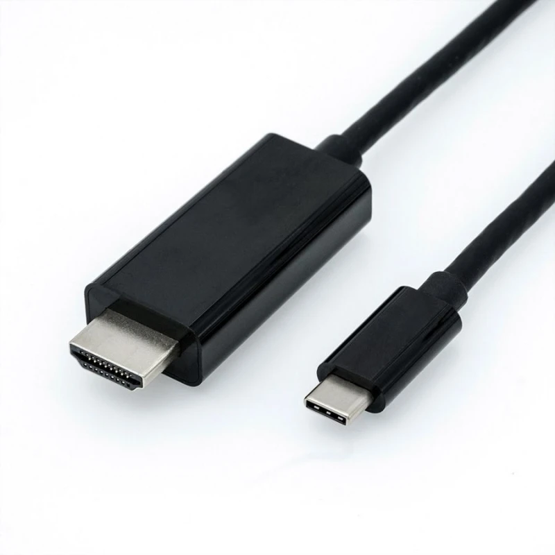 Image of ROLINE 11.04.5840 video cable adapter 1m USB Type-C HDMI Black