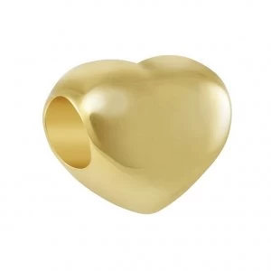 image of Chamilia Classic Heart Charm with Yellow Gold Electroplating