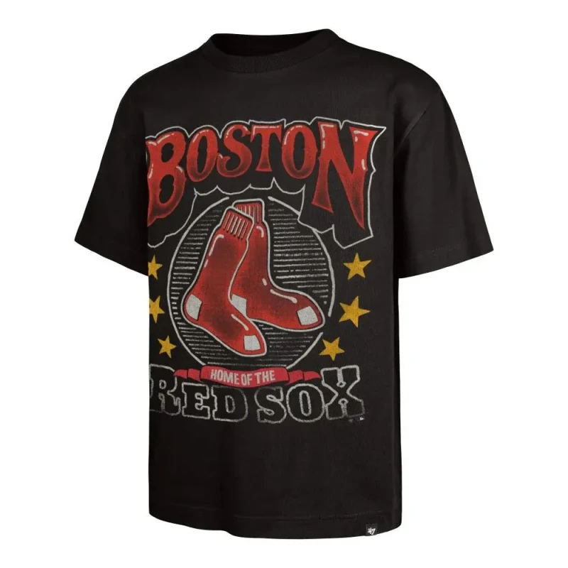 Image of 47Brand MLB Boston Red Sox T-Shirt Sigma Foundation Gris Unisex XL
