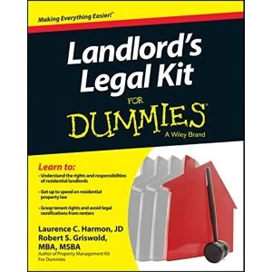 Image of Landlord's Legal Kit For Dummies by Robert S. Griswold, Laurence Harmon (Paperback, 2014)