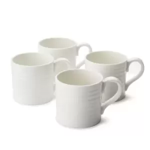 image of Sophie Conran for Portmeirion Set of 4 Short Mugs White