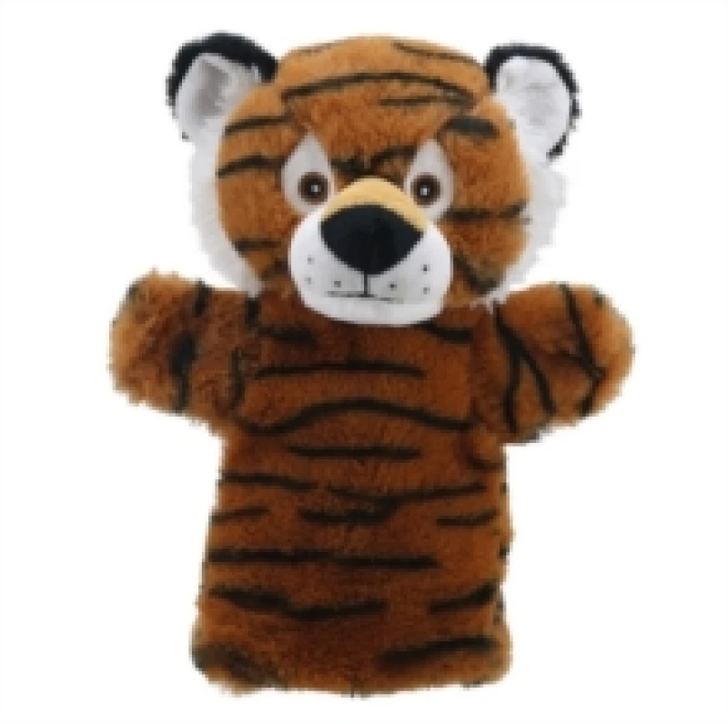 Image of The Puppet Company Eco Animal Puppet Buddies - Tiger Multi unisex