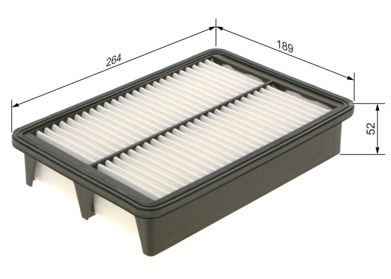 Image of Air filter Bosch F 026 400 587
