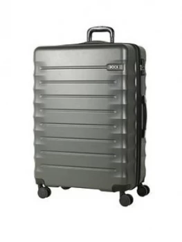 image of Rock Luggage Synergy Large 8 Wheel Charcoal Suitcase