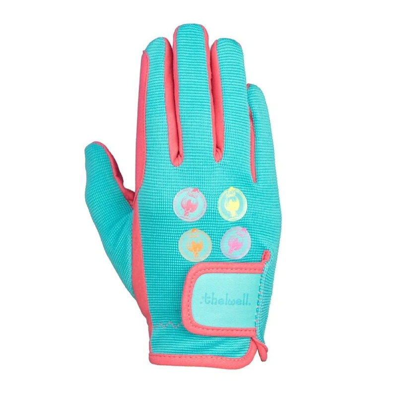 Image of Hy Thelwell Collection All Rounder Riding Gloves in Baby Pink Size: XS Baby Pink Unisex XS