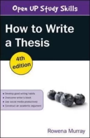Image of How to write a thesis by Rowena Murray