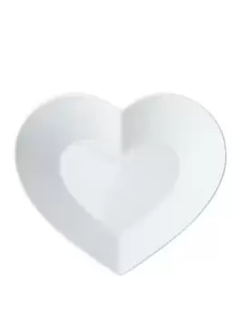 Image of Mikasa Mk Chalk Serving Bowl Heart Lrg