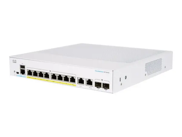 image of Cisco Cisco Business CBS350-8FP-2G Managed Switch 8 Port GE Full PoE 2x1G Combo Limited Lifetime Protection (CBS350-8FP-2G) CBS350-8FP-2G-UK