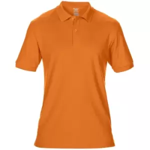 image of Gildan Mens DryBlend Adult Sport Double Pique Polo Shirt (S) (Safety Orange)