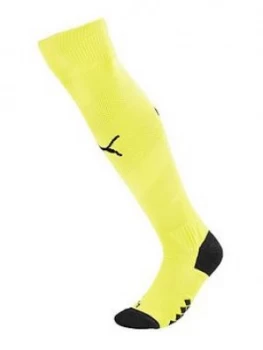 image of Puma Youth Manchester City 18/19 Third Socks - Yellow