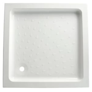 image of BQ High Wall Square Shower Tray L900mm W900mm D95mm