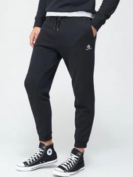 Image of Converse Embroidered Star Chevron Pants - Black