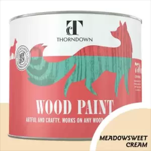 Image of Thorndown Meadowsweet Cream Satin Interior and Exterior Wood Paint 750ml