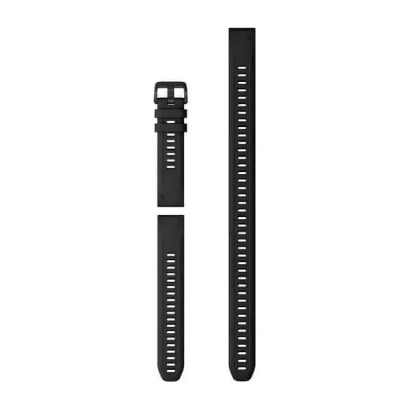 Image of Garmin 010-13028-00 QuickFit 20 (20mm) Black Silicone / Watch