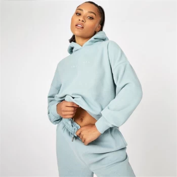 image of Jack Wills Cropped Overhead Hoodie - Mint