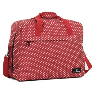 Image of Members by Rock Luggage Essential Carry-On Travel Bag Polka Dots