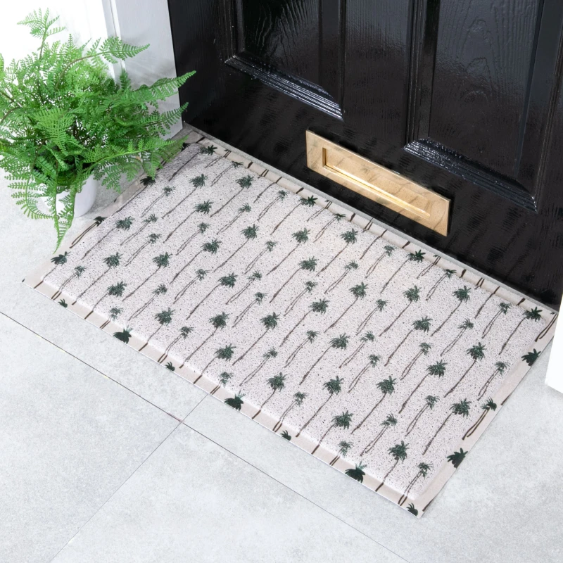 Image of Native Natural Palm Trees Doormat (70 X 40Cm)