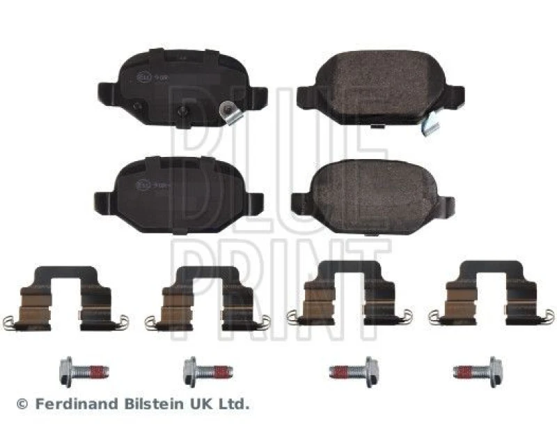 Image of Blue PRINT Brake pad set Blue PRINT ADBP420054